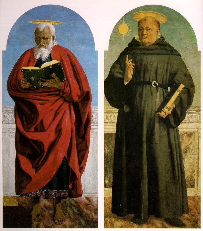 Piero della Francesca Polyptych of Saint Augustine oil painting image